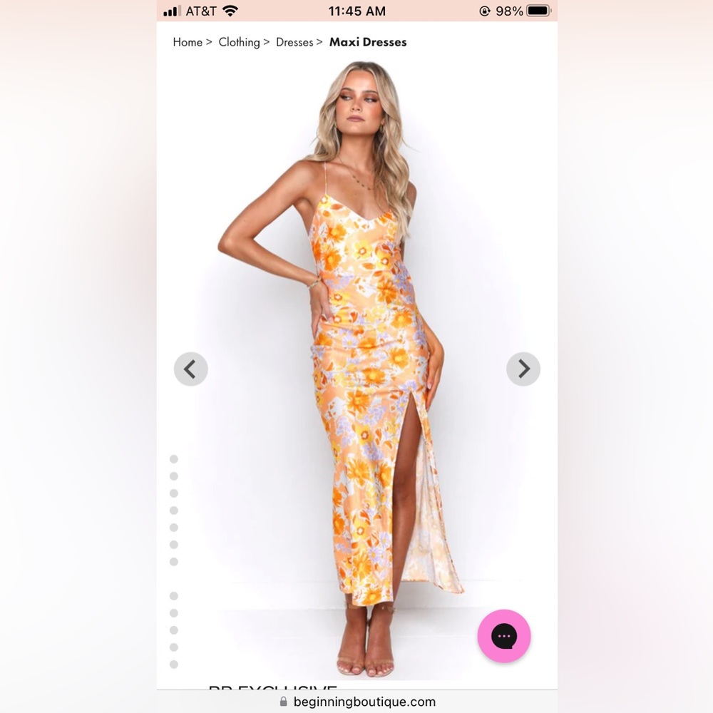 Brand new beginning boutique dress